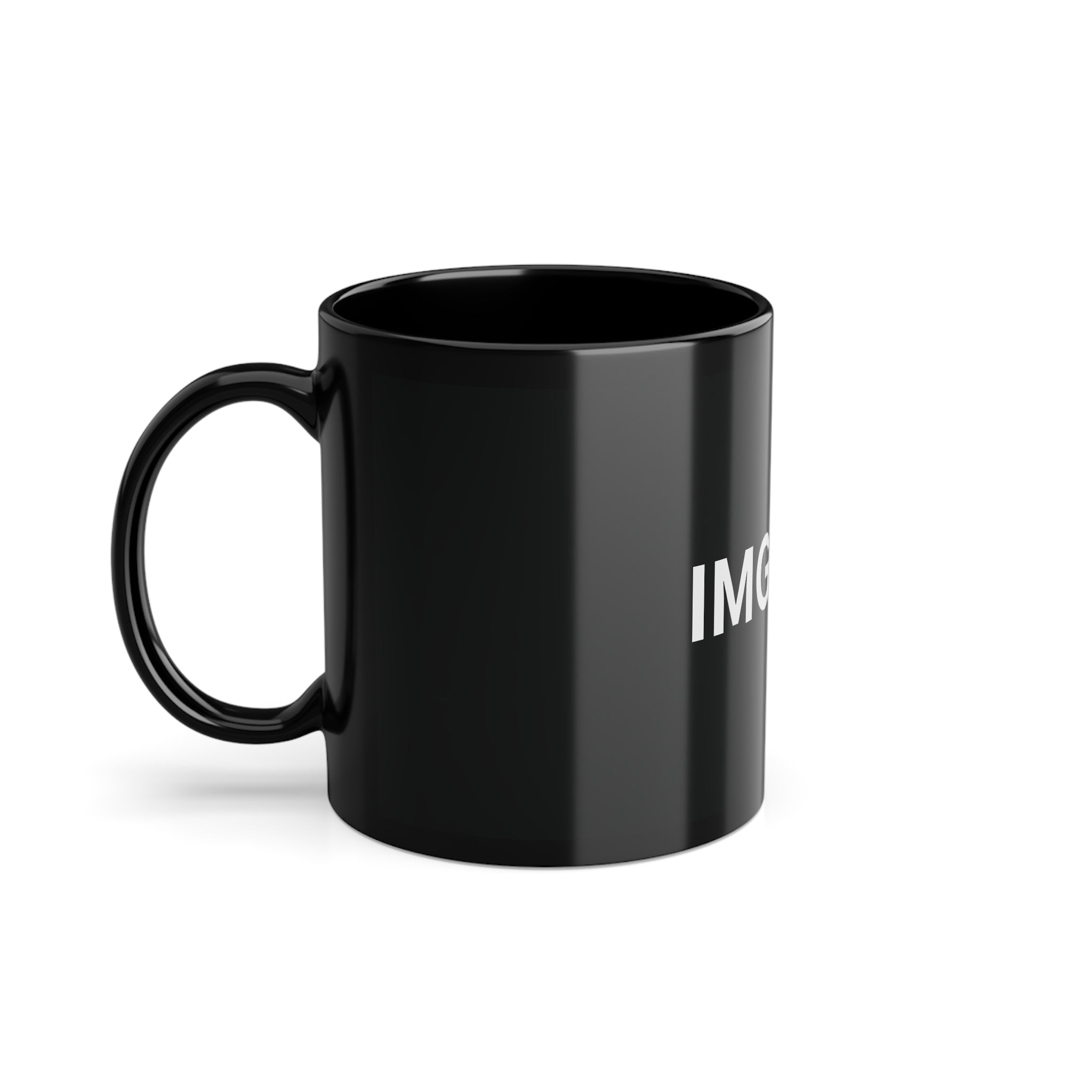 Black Coffee Cup, 11oz