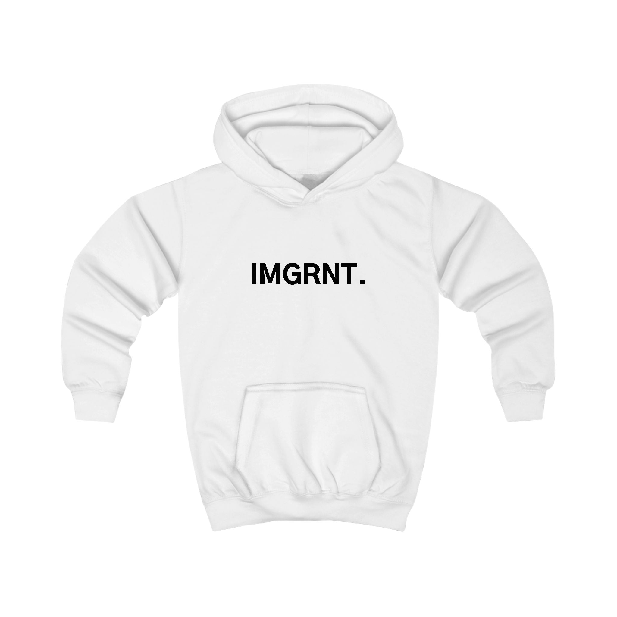 Stylish urban Kids Hoodie with IMGRNT. Design - Trendy Pullover for Young Adventurers, Perfect for All Seasons, Gifts, and Celebrations