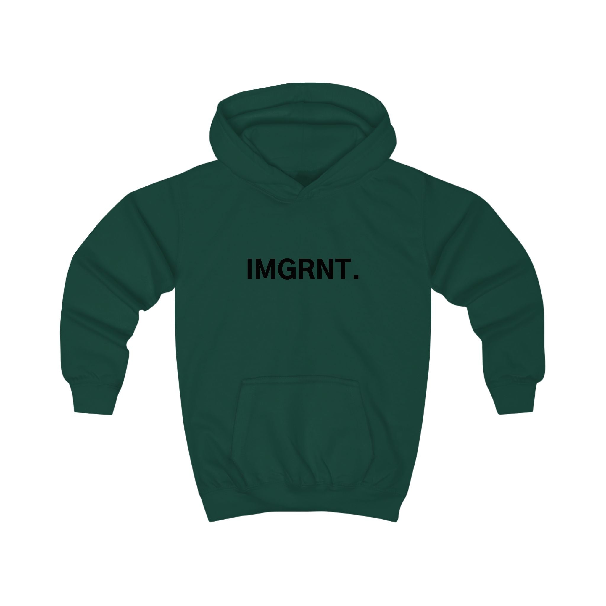 Stylish urban Kids Hoodie with IMGRNT. Design - Trendy Pullover for Young Adventurers, Perfect for All Seasons, Gifts, and Celebrations