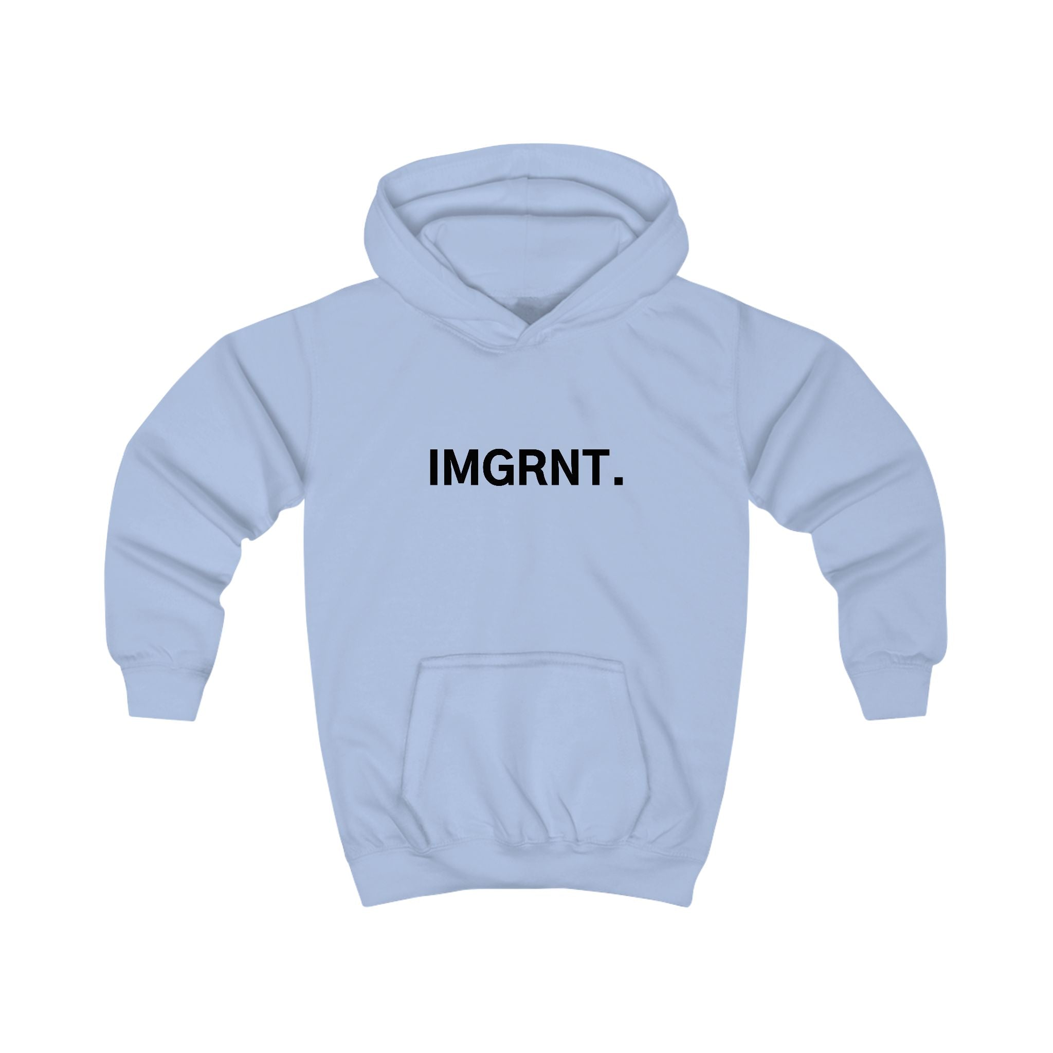 Stylish urban Kids Hoodie with IMGRNT. Design - Trendy Pullover for Young Adventurers, Perfect for All Seasons, Gifts, and Celebrations