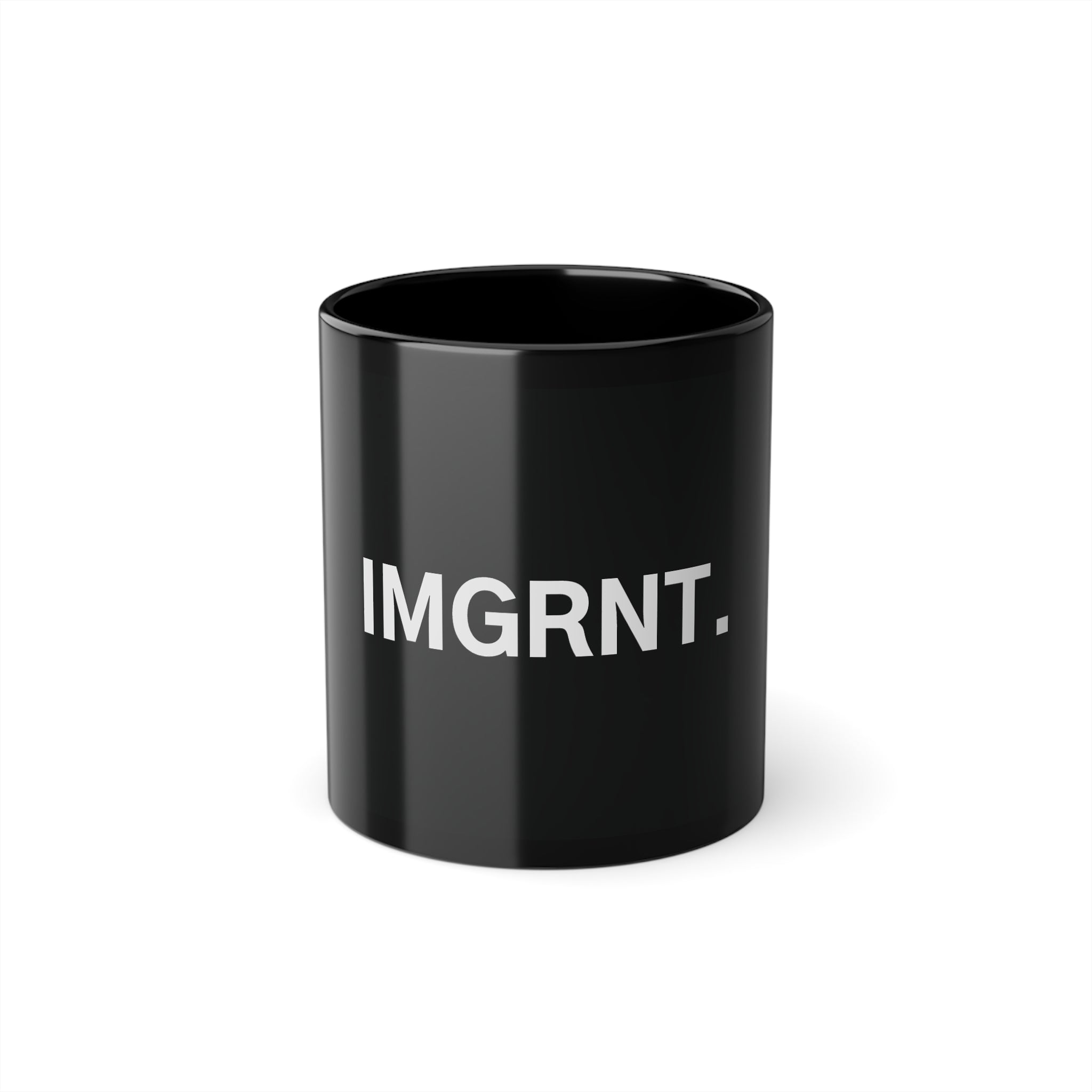Black Coffee Cup, 11oz
