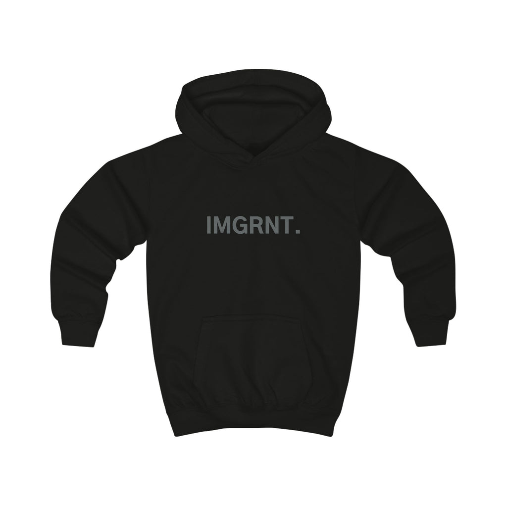 Stylish urban Kids Hoodie with IMGRNT. Design - Trendy Pullover for Young Adventurers, Perfect for All Seasons, Gifts, and Celebrations