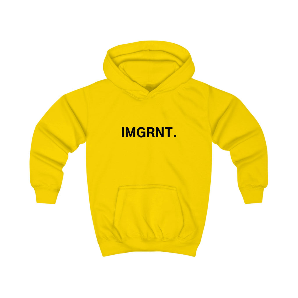 Stylish urban Kids Hoodie with IMGRNT. Design - Trendy Pullover for Young Adventurers, Perfect for All Seasons, Gifts, and Celebrations